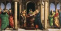 die Darstellung im Tempel Oddi AltarPredella Renaissance Meister Raphael